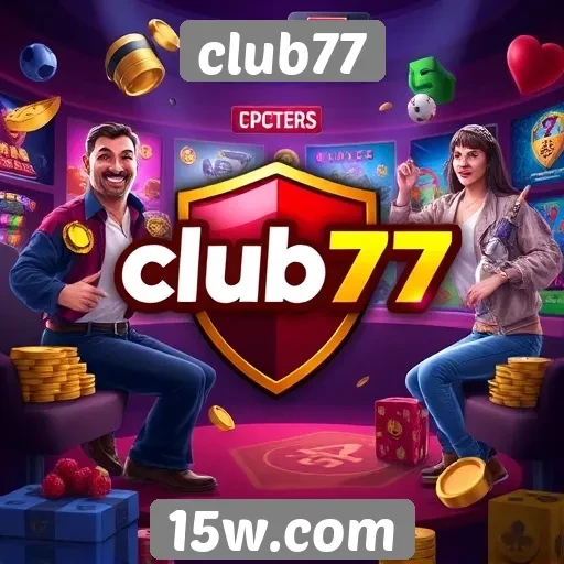 Site Club77 é conhecido por sua ampla variedade de jogos
